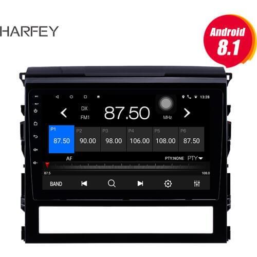 Harfey Android 10.0 TouchScreen radio Bluetooth GPS Navi 9" For 2016 Toyota Land Cruiser 200 support TPMS DVR OBD II SD 3G WiFi