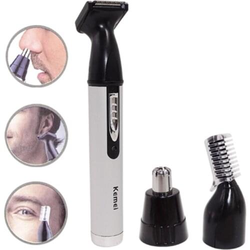 Kemei 3-In-1 Multifunctional Hair Trimmer Mens Electric Razor Nose Eyebrows And Beard Shaving Machine Beauty Care Tool 36D
