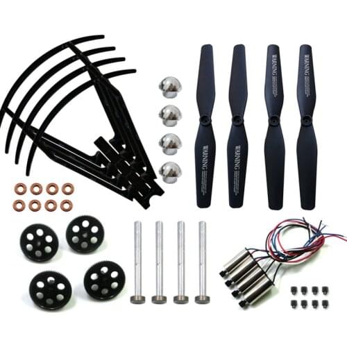 XS809W Spare Part Set Propeller Frame Gear Motor RC Drone Original Replacement Part for VISUO XS809W XS809HW XS809 RC Accessory