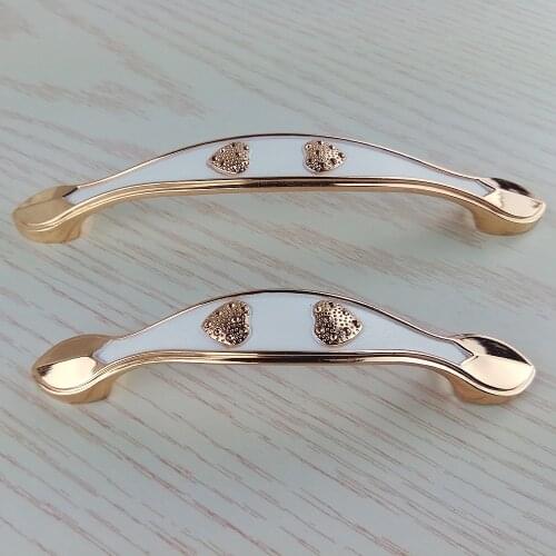 Rose Gold Furniture Hardware Handles Kitchen Cabinets Sliding Door Drawer Knobs Wardrobe Cupboard Dresser Pull Push Door Handles