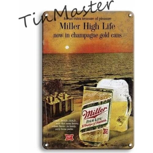 Guinness Stag Beer Metal Wall Art Poster Tin Sign Vintage Miller Time Metal Sign Irish Pub Kitchen Restaurant Home Decoration