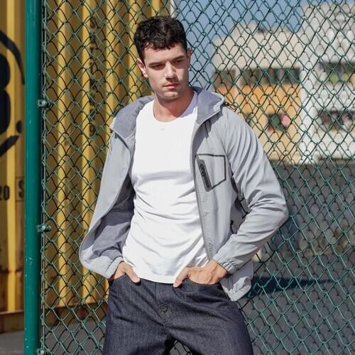 Ymwmhu Solid Fashion Mens Jackets Long Sleeve Hooded Autumn Fit Male Hoodies Coat Women and Man Unisex Jacket Euro Size XXL