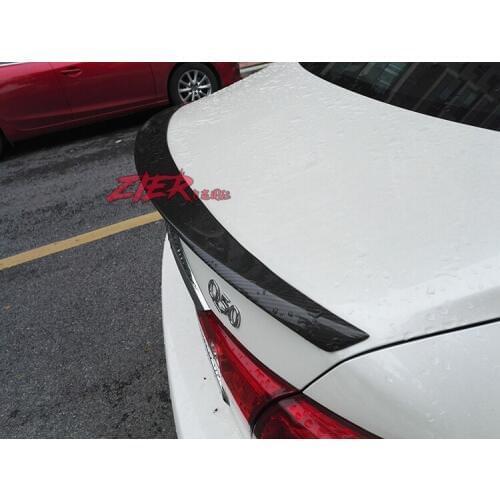 Fit for Infiniti Q50 L modified carbon fiber rear wing with rear spoiler wing