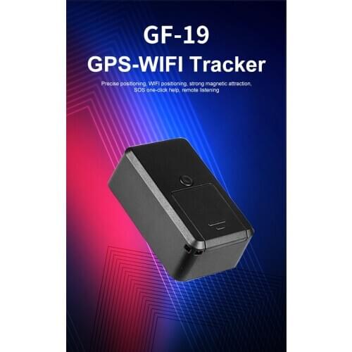 Portable GPS Tracker Mini GF19 GPS/AGPS/WiFi Car Locator Magnetic GSM/GPRS Real Time Anti-Theft Vehicle Tracking Device Antiloss