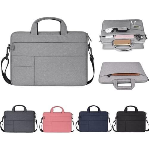Laptop Bag 11 12 13.3 14 15.6 inch Waterproof Briefcase Notebook Case Sleeve For Macbook Air Pro 13 15 Computer Shoulder Handbag