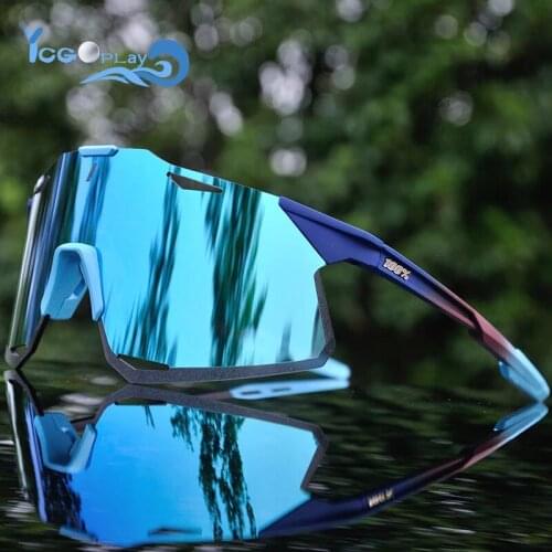 Polarized Lens Cycling Glasses Men and Women Bicycle Outdoor Sports Color-changing Anti-ultraviolet Running and Mountain Goggles