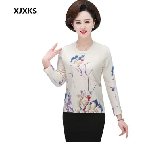 XJXKS New 2020 Spring Pring Sweater Women Knitted Shirt Long Sleeves Loose Women Sweater Pullover Plus Size Wool Jumper