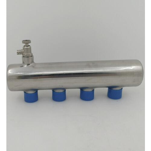 1(DN25)*1/2 (DN15) Steel Water Distribution Manifold for Underfloor Heating System(2-8 port)