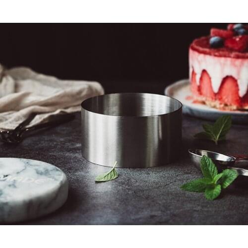 3PC Cheese Tool Dumpling Skin Molding Tool Stainless Steel Cake Mold DIY Hot Sale Baking Tool Cake Baking Mousse Dessert