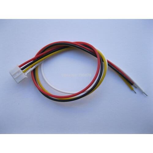 300 pcs PH 2.0mm Pitch 4 Pin Female Connector with 26AWG 200mm Leads Cable