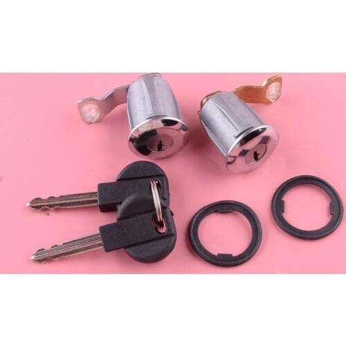 Rear Door Lock Set Barrel Keys Car Fit For Citroen Berlingo Xsara Peugeot Partner 1999 2000 2001 2002 2003 2004 2005 252522