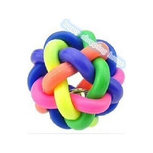 Pet birds toysc color bell ball bunny parrot toy foot toys