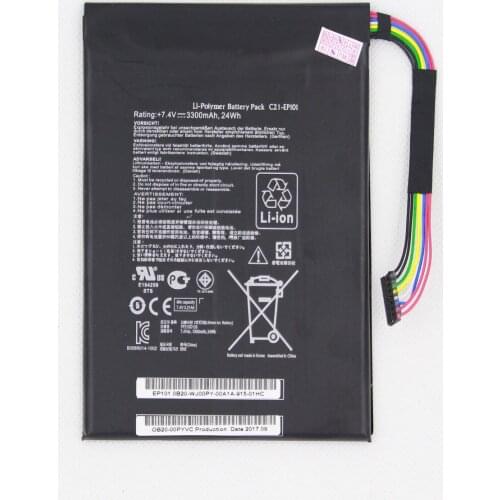 ISUNOO 10pcs/lot C21-EP101 3300mah Battery For Eee Pad Transformer TF101 TR101 Laptop Battery For ASUS