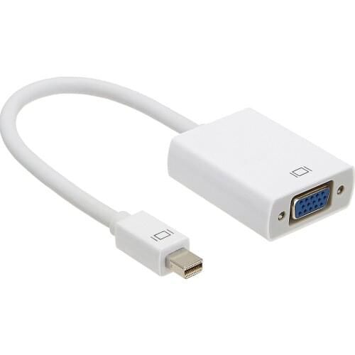Thunderbolt Mini DP to DVI HDMI VGA displayport dapter cable for apple macbook pro air mini and more