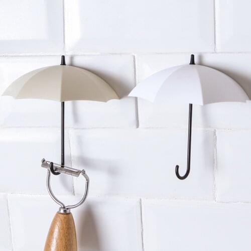 Umbrella Shaped Creative Key Hanger Rack Home Decorative Holder Wall Hook For Kitchen Organizer Bathroom Accessories Decoration