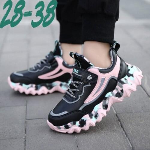 2021 New Kids Spring Autumn Sneakers Casual Training Breathable Running Sports Shoes For Girls Boys Lightweight Children Shoes