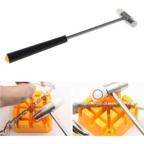 Metal Watch Band Adjuster Remover Link Precision Hammer Jewelry Repair Tool