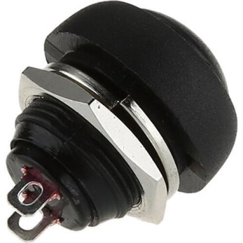 Mini Round 12V Momentary Push Button Horn OFF/ON Doorbell Switch