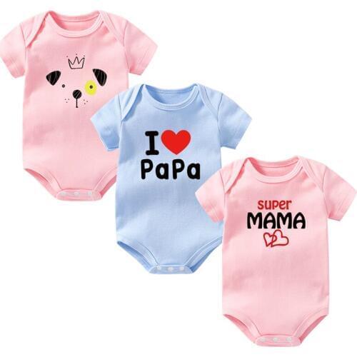 OkayMom Summer 100% Cotton Newborn Romper Roupas de bebe Infant Baby Jumpsuit Clothes Baby Girls Boys Rompers Clothing For Baby