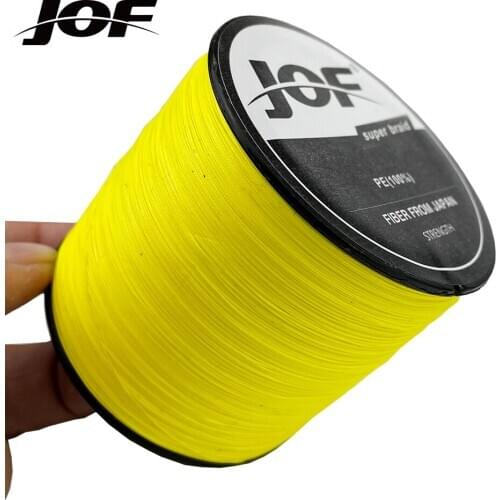 JOF Carp Braided Fishing Line Pesca 12/9/8 Strand Fly PE Wire Peche Sea Spinning Multifilamento Cord 100M 18-135LB