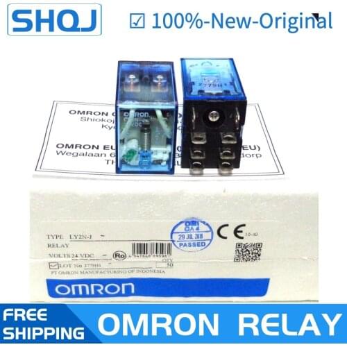 OMRON RELAY LY2N-J 24VDC 220VAC 12VDC 110VAC 24VAC Brand new and original relay