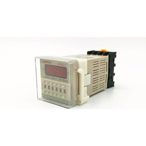 5pcs/lot Digital Time Relay DH48S-S Cycle Control Time Delay AC 220V AC 380V DC 24V DC 12V