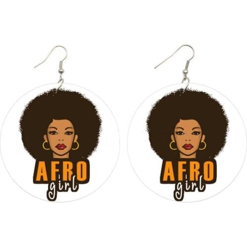 Roform Jewelry for women Designer European Wood Earring Girl Pendant Hook Vintage Party Gift