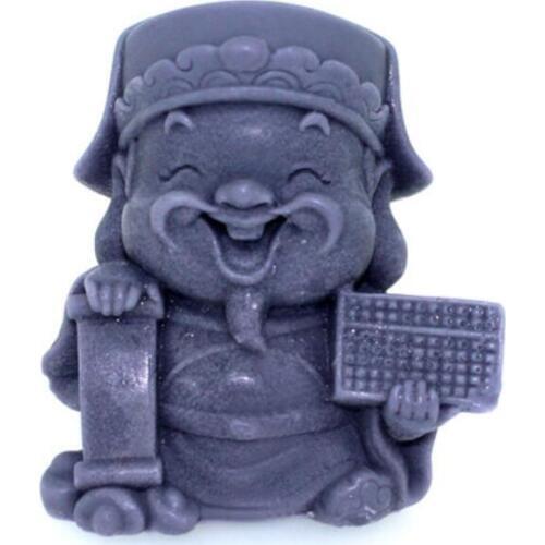 Silicone mold laughing Buddha God of Wealth resin clay mould silicone cake mold soap making Molds candle moulds aroma stone