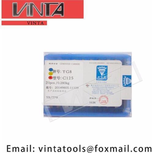 Carbide welding inserts Thread turning cutter CNC lathes tools high quality steel 20pcs/lots C125 YG6 YG8 YW1 YW2 YT5 YT14 YT15
