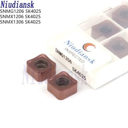SNMG1206 SK4025 SNMX1206 SK4025 SNMX1306 SK4025 Carbide Inserts CNC Metal Lathe Tool Milling Cutter Stainless Steel Turning Tool