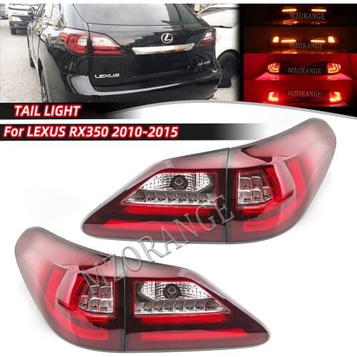 4pcs LED Tail Light For Lexus RX350 2010 2011 2012 2013 2014 2015 Turn Signal Reverse Light Brake Tail Lamp Car Assembly