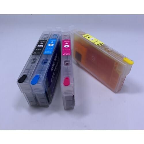 YOTAT Full Refillable Ink Cartridge 35XL T35XL T3591-T3594 with ARC chip for Epson Workforce Pro WF-3720 WF-3725 Printer