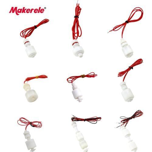 110V/220V PP Plastic Float Switch Series Tank Liquid Water Level Sensor Internal Float Switch Excellent Quality Material Switch