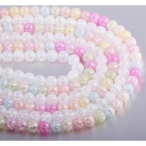 2020 new ladies mixed color popcorn bead beads DIY beads making gift size 4mm / 6mm / 8mm / 10mm / 12mm