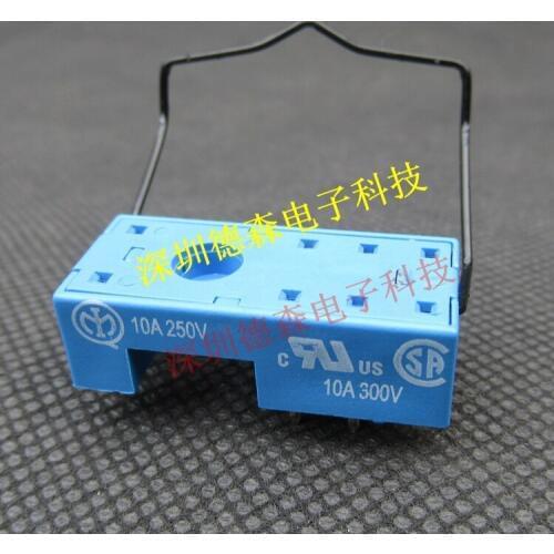8-pin pin relay base socket plug-in PCB base /10A/250V/95.15.2 switch