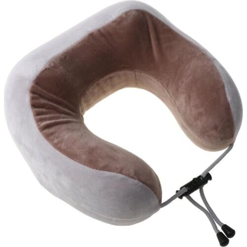 Car U-Shaped Electric Massage Pillow Multifunctional Cervical Vertebra Massager Heating Neck Protector Massager Tool Office Home