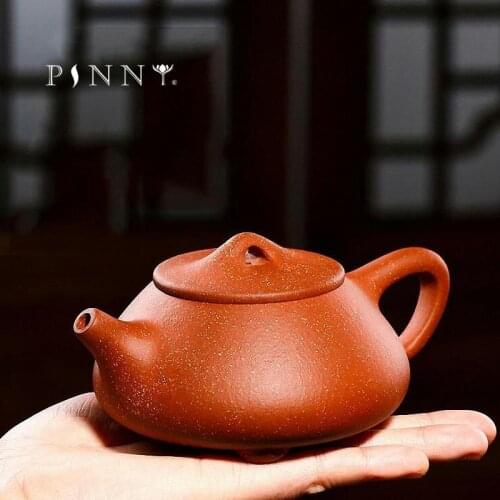 PINNY 250ML Yi Xing Purple Clay "Shi Piao" Teapot Zi Sha Tea Pots Purple Sand Chinese Kung Fu Tea Service