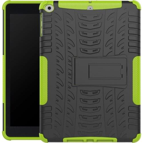 For iPad 5 iPad 6 Case Cover,Shockproof Silicone Cover For iPad 9.7"2017 2018 Kids Safe Armor Heavy Duty Rubber Anti-Slip House