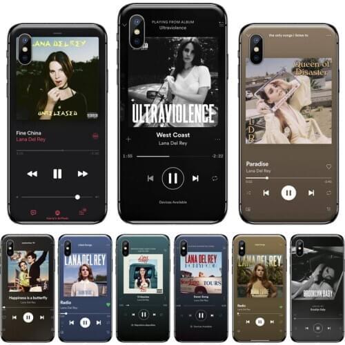 Lana Del Rey Sexy singer model Phone Case for iPhone 11 12 pro XS MAX 8 7 6 6S Plus X 5S SE 2020 XR high quality Anti-fall capa