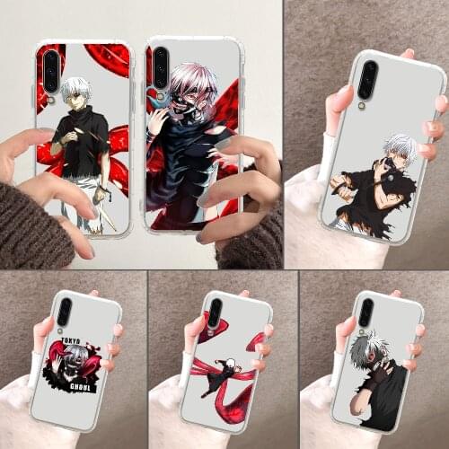Anime Tokyo Ghoul Kaneki Ken Phone Case For Samsung Galaxy A 3 5 7 8 10 20 21 30 40 50 51 70 71 E S 2016 2018 4G transparent