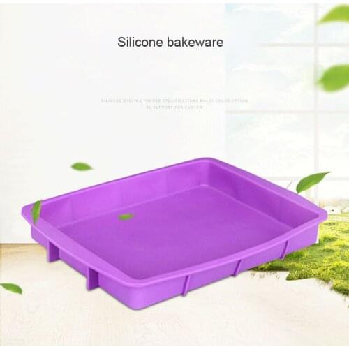 DIY Cake Tools Non-stick Rectangular Silicone Cake Mold Cake Pan Baking Tools for Cakes Heat Resistant Bread Toast Mold