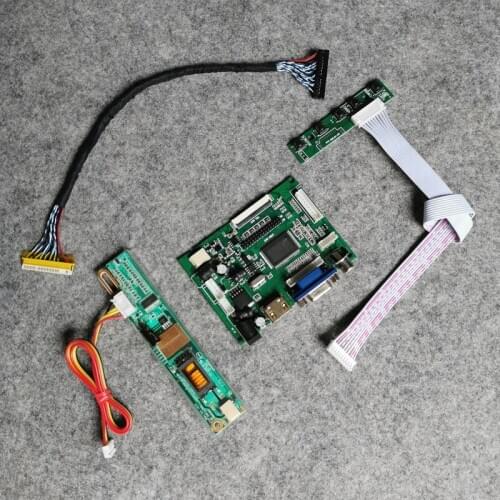 For HSD150PK11/HSD150PK14/HSD150PK17/HSD141PK11 1400*1050 30-Pin LVDS DIY kit display drive board 1-CCFL VGA+AV LCD screen