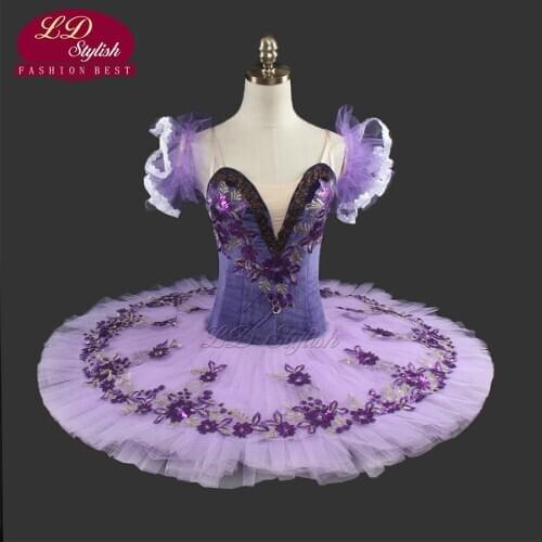 Adult Purple Professional Tutu Classical Ballet Tutu Ballerina Costume Tutu Dancewear Stage Clothes LD0019 Hot Selling
