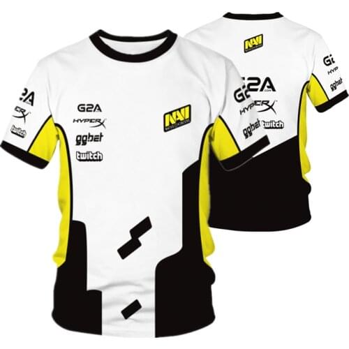 G2 Escap Uniform T-Shirt 2021 LOL CSGO LEC Latest G2 T-Shirt, League Of Legends European Champion g2 E-Sports Casual 3D Shirt