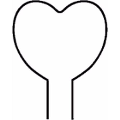 23x37cm Iron Plant Climbing Bracket Iron Art Love Heart-shaped Round Plant Support Vine Climbing Plant Support Rack