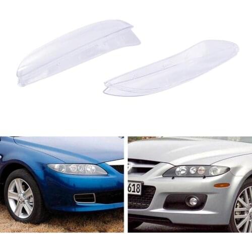 Car Headlamp Cover Headlight Lens Glass Cover Lampshade Bright Shell Lens Covers For Mazda 6 2003 2004 2005 2006 2007 2008