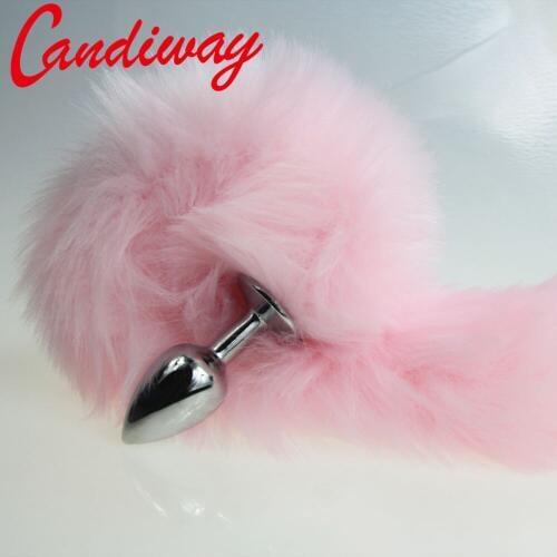 Fox Tail Butt Anal Plug Sex Toy BULLET DOG TAILS buttplug G SPOT Stimulating Toys Cat Tails COUPLE LOVER Sex Products SEX GAME