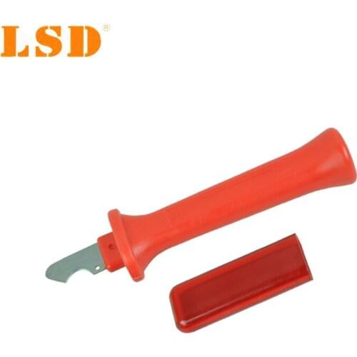 LS-53 Cable Knife German style with fixed hook stainless blade