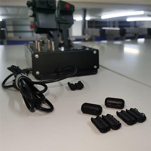 Magnetic Ring Clip-on Core Filter Anti-interference for Thrustmaster Hotas Warthog Flight Simulation Peripheral USB Cable