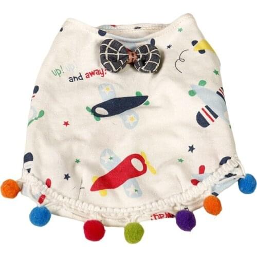 Cartoon Dog Vest Cat Shirt Puppy Yorkie Clothes Small Dog Clothing Yorkshire maltese Pomeranian Bichon Poodle Schnauzer Costumes